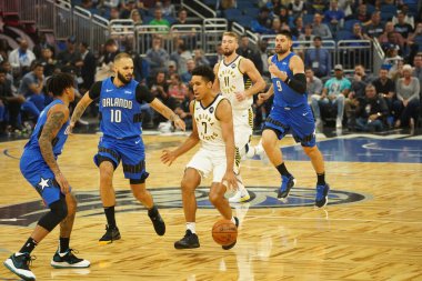 Orlando Magic 10 Kasım 2019 'da Indiana Pacers' ı Amway Center 'da ağırlıyor. Fotoğraf: Marty Jean-Louis