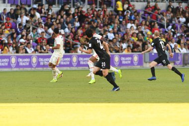 Flamengo Eintracht Frankfurt 'a karşı 12 Ocak 2019 Cumartesi günü Orlando City Stadyumu' nda. Fotoğraf: Marty Jean-Louis