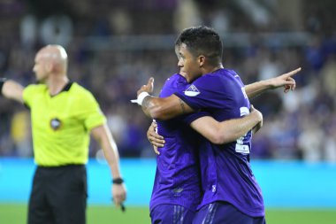 Orlando City 20 Şubat 2019 Çarşamba günü Orlando Fl 'daki Orlando City Stadyumu' nda New England 'a ev sahipliği yaptı.