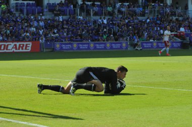 Orlando City SC, 9 Nisan 2019 'da Orlando, Florida' daki Citrus Bowl 'da New York Red Bulls' a ev sahipliği yapıyor..  
