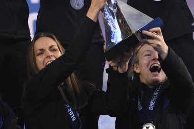 SheBelieves Kupası, 5 Mart 2019 tarihinde Tampa Florida Raymond James Stadyumu 'nda İngiltere' yi şampiyon ilan etmiştir. Fotoğraf: Marty Jean-Louis