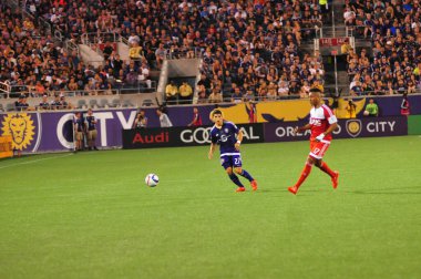 Orlando City SC, 8 Mayıs 2015 'te Florida' daki Kamp Dünyası Stadyumu 'nda Los Angeles Galaksisi' ne ev sahipliği yaptı.. 