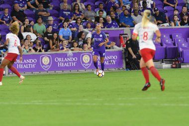 Orland Pride, 25 Ağustos 2018 'de Orlando Florida' daki Exploria Stadyumu 'nda Chicago Red Stars' a ev sahipliği yapıyor..  