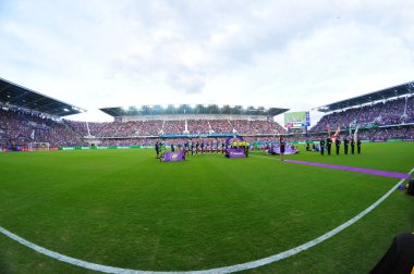 Orlando City, 5 Mart 2017 'de Orlando City Stadyumu' nda NYC FC 'ye ev sahipliği yaptı..  