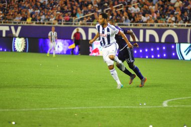 Orlando City SC 15 Temmuz 2015 'te Orlando Florida' daki Camp World Stadyumu 'nda West Bromwich Albion' a ev sahipliği yaptı. Fotoğraf: Marty Jean-Louis