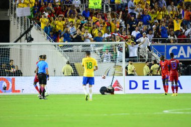 Brezilya, 8 Haziran 2016 tarihinde Orlando Florida 'daki Copa America Centenario' da Haiti ile karşılaştı..