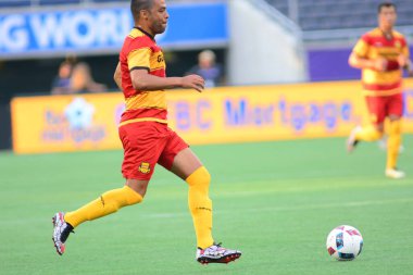Orlando City SC, 29 Haziran 2016 'da Orlando Florida' daki Kamp Dünyası Stadyumu 'nda Fort Lauderdale Strikers' a ev sahipliği yaptı..