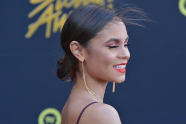 24 Mart 2018 Cumartesi günü Las Vegas 'taki Orleans Resort' ta düzenlenen 33. Yıldız Ödülleri Kırmızı Halı sırasında ünlüler.