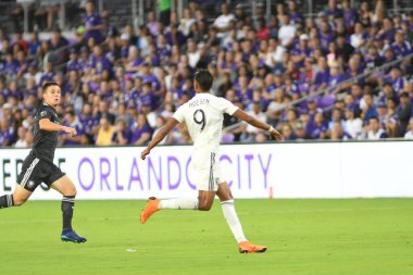Orlando City 21 Nisan 2018 'de Orlando Florida' daki Exploria Stadyumu 'nda San Jose depremlerine ev sahipliği yaptı..  