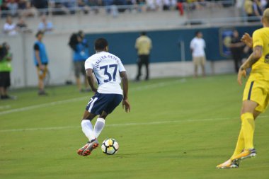 Paris Saint-Germain, Tottenham Hotspur 'a karşı 22 Temmuz 2017' de Orlando Florida 'daki Citrus Bowl' da. 