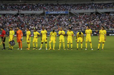 Paris Saint-Germain, Tottenham Hotspur 'a karşı 22 Temmuz 2017' de Orlando Florida 'daki Citrus Bowl' da.   