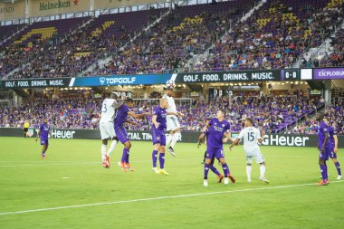 Orlando City SC, 19 Haziran 2019 Çarşamba günü Orlando 'daki Exploria Stadyumu' nda düzenlenen ABD Açık Kupası sırasında New England Devrimi 'ne ev sahipliği yaptı. 