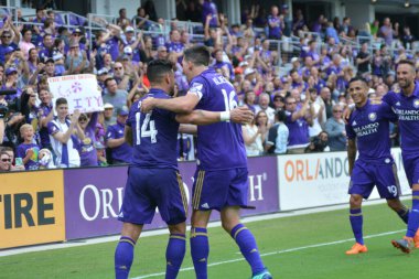 Orlando City, 31 Mart 2018 'de Orlando Florida' daki Exploria Stadyumu 'nda New York Red Bulls' a ev sahipliği yaptı..  