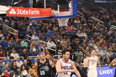 Orlando Magic, Philadelphia 76ers 'ı 25 Mart 2019' da Orlando Florida 'daki Amway Arena' da ağırlıyor.. 
