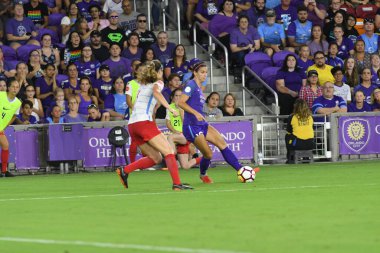 Orland Pride, 25 Ağustos 2018 'de Orlando Florida' daki Exploria Stadyumu 'nda Chicago Red Stars' a ev sahipliği yapıyor..  
