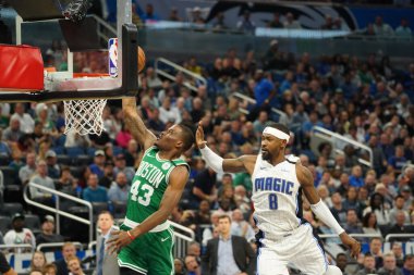 Orlando Magic, Boston Celtics 'i 24 Ocak 2020' de Orlando, Florida 'da Amway Center' da ağırladı..   