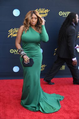 24 Mart 2018 Cumartesi günü Las Vegas 'taki Orleans Resort' ta düzenlenen 33. Yıldız Ödülleri Kırmızı Halı sırasında ünlüler.