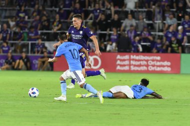 Orlando City 26 Temmuz 2018 'de Florida Exploria Stadyumu' nda NYC FC 'ye ev sahipliği yaptı. Fotoğraf: Marty Jean-Louis