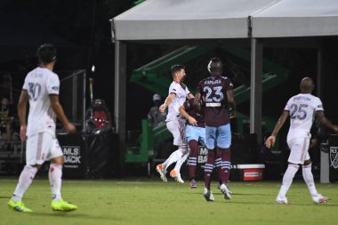 Real Salt Lake, 12 Temmuz 2020 'de Orlando Florida' da düzenlenen MLS Sırt Turnuvası sırasında Colorado Rapids ile karşı karşıya.