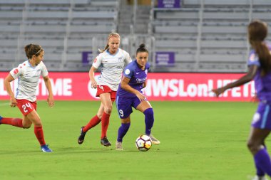 Orland Pride, 25 Ağustos 2018 'de Orlando Florida' daki Exploria Stadyumu 'nda Chicago Red Stars' a ev sahipliği yapıyor..  