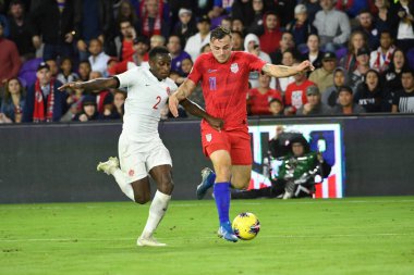 Amerikan Futbol Takımı 15 Kasım 2019 Cuma günü Orlando Florida 'daki Exploria Stadyumu' nda oynanan Concacaf Uluslar Ligi karşılaşmasında Kanada 'ya ev sahipliği yapmaktadır.