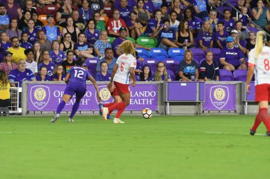 Orland Pride, 25 Ağustos 2018 'de Orlando Florida' daki Exploria Stadyumu 'nda Chicago Red Stars' a ev sahipliği yapıyor..  