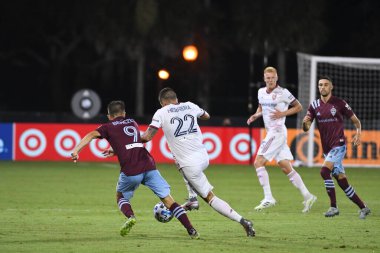 Real Salt Lake, 12 Temmuz 2020 'de Orlando Florida' da düzenlenen MLS Sırt Turnuvası sırasında Colorado Rapids ile karşı karşıya.