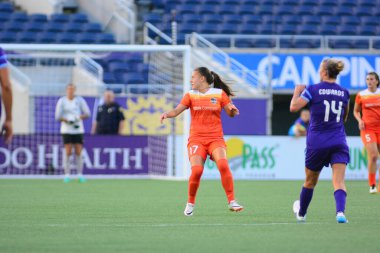 Orlando Pride sunucusu Houston Dash 23 Haziran 2016 'da Orlando Florida' daki Dünya Kampı Stadyumu 'nda..