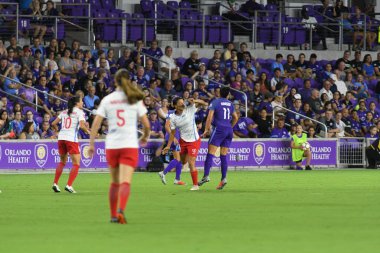 Orland Pride, 25 Ağustos 2018 'de Orlando Florida' daki Exploria Stadyumu 'nda Chicago Red Stars' a ev sahipliği yapıyor.. 