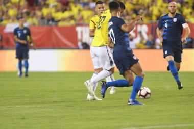 ABD Kolombiya 'ya karşı Raymond James Stadyumu' nda 11 Ekim 2018 'de.  