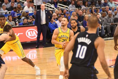 Orlando Magic, 28 Şubat 2019 Perşembe günü Orlando Florida 'daki Amway Center' da Golden State Warriors 'a ev sahipliği yaptı. 