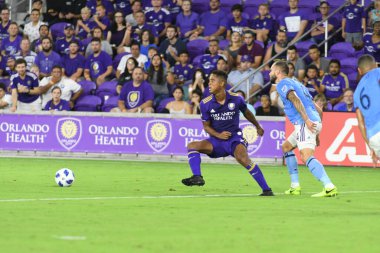 Orlando City 26 Temmuz 2018 'de Florida Exploria Stadyumu' nda NYC FC 'ye ev sahipliği yaptı. Fotoğraf: Marty Jean-Louis