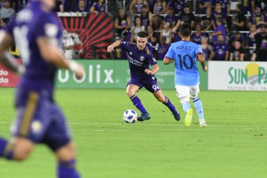 Orlando City 26 Temmuz 2018 'de Florida Exploria Stadyumu' nda NYC FC 'ye ev sahipliği yaptı. Fotoğraf: Marty Jean-Louis