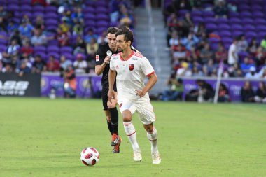 Flamengo Eintracht Frankfurt 'a karşı 12 Ocak 2019 Cumartesi günü Orlando City Stadyumu' nda. 
