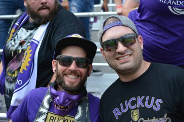 Orlando City 8 Nisan 2018 'de Orlando Florida' daki Exploria Stadyumu 'nda Portland Timbers' a ev sahipliği yaptı..