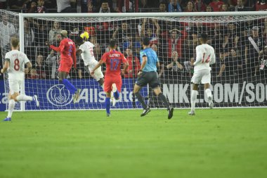 Amerikan Futbol Takımı 15 Kasım 2019 Cuma günü Orlando Florida 'daki Exploria Stadyumu' nda oynanan Concacaf Uluslar Ligi karşılaşmasında Kanada 'ya ev sahipliği yapmaktadır.