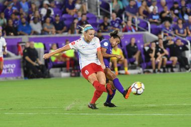 Orland Pride, 25 Ağustos 2018 'de Orlando Florida' daki Exploria Stadyumu 'nda Chicago Red Stars' a ev sahipliği yapıyor..  