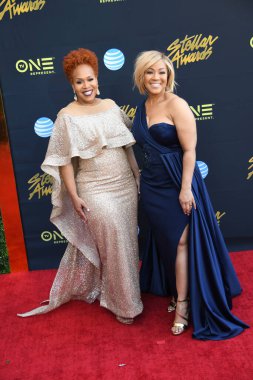 24 Mart 2018 Cumartesi günü Las Vegas 'taki Orleans Resort' ta düzenlenen 33. Yıldız Ödülleri Kırmızı Halı sırasında ünlüler.