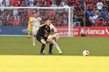 Flamengo Eintracht Frankfurt 'a karşı 12 Ocak 2019 Cumartesi günü Orlando City Stadyumu' nda. Fotoğraf: Marty Jean-Louis