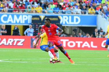 Brezilya, 8 Haziran 2016 tarihinde Orlando Florida 'daki Copa America Centenario' da Haiti ile karşılaştı.. 