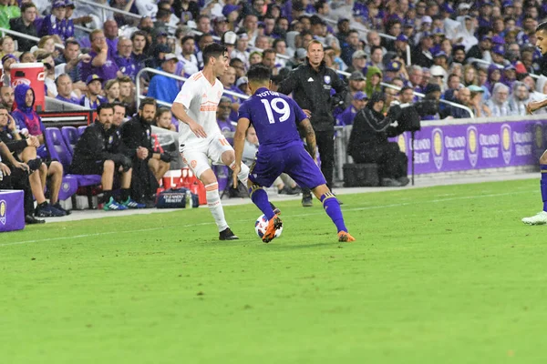 Orlando City Hospeda Atlanta United Orlando City Stadium Orlando Florida — Fotografia de Stock