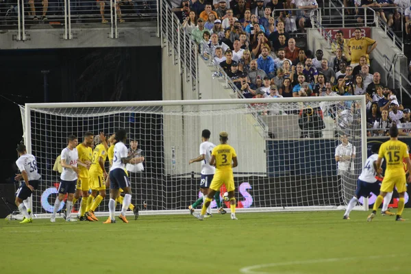 Paris Saint-Germain, Tottenham Hotspur 'a karşı 22 Temmuz 2017' de Orlando Florida 'daki Citrus Bowl' da.  