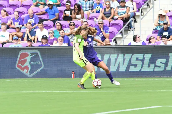 Orlando Pride Accueille Seattle Reign Stade Exploria Orlando Floride Juillet — Photo