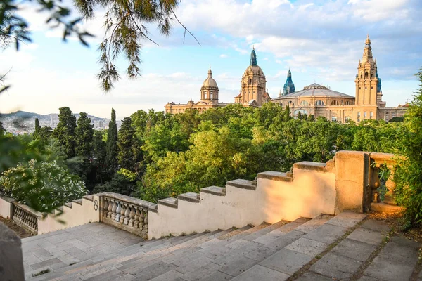 Vacker Bakgrund Barcelona Spanien — Stockfoto