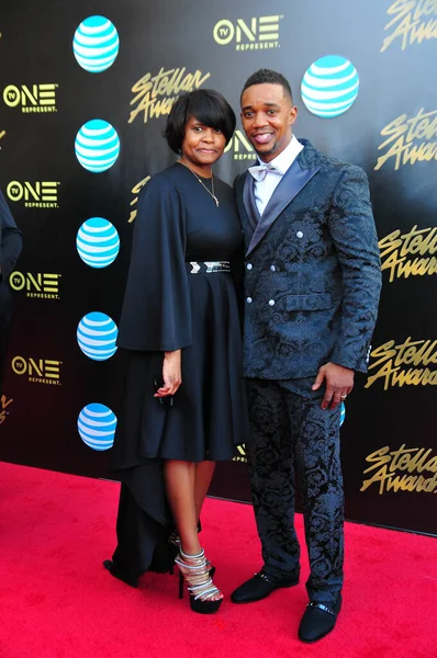 20 Şubat 2016 'da Las Vegas' taki Orleans Arena 'da düzenlenen 31. Yıldız Ödülleri sırasında kırmızı halı.