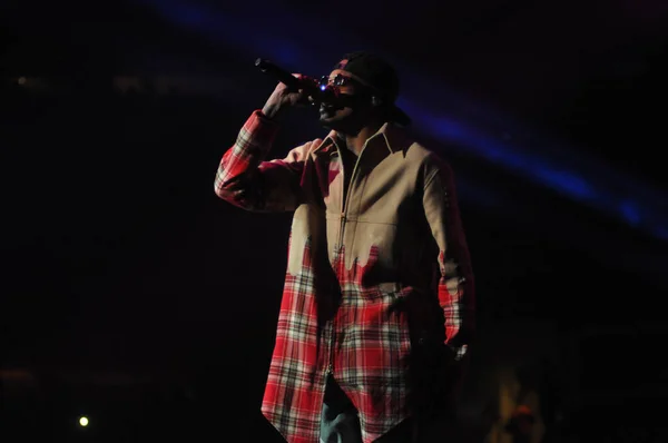 Singer Usher Esibisce Presso Amway Center Orlando Florida Dicembre 2015 — Foto Stock