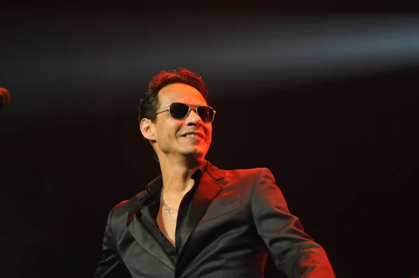 2014 Latin Singer Marc Anthony Performs Amway Center Orlando Florida — 스톡 사진