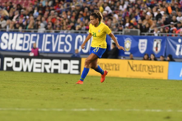 Shebelieves Cup Finale Met Usa Brazilië Raymond James Stadium Tampa — Stockfoto