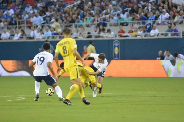 Paris Saint-Germain, Tottenham Hotspur 'a karşı 22 Temmuz 2017' de Orlando Florida 'daki Citrus Bowl' da.  