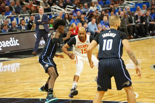 Die Orlando Magic Empfangen Montag Den Dezember 2019 Die Atlanta — Stockfoto